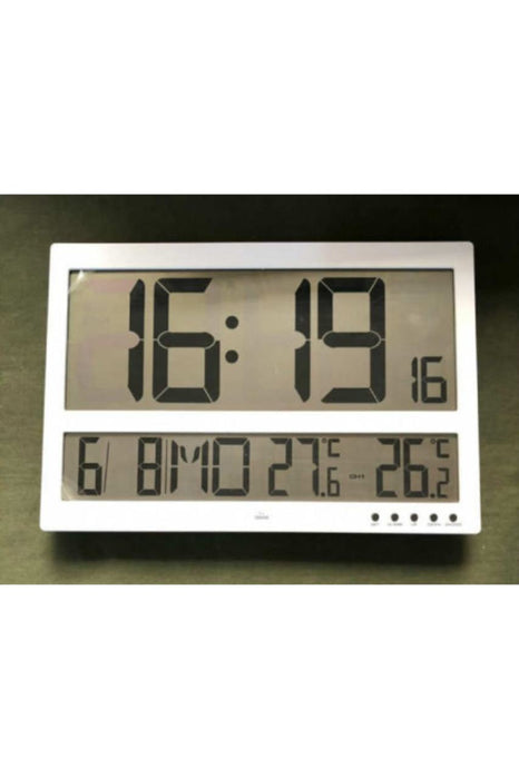 Enarose ED0302 Thermometer Dijital Wanduhr ÖZENSAAT