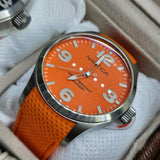 NAUTICA A11588G Orange Silikonband & Zifferblatt, 100M Wasserdicht, ÖZENSAAT