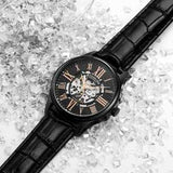 Stuhrling Atrium Herrenuhr Skelett Automatikuhr mit mechanischem Mechanismus ÖZENSAAT