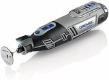 Dremel 8220 Akku Multifunktionswerkzeug 12V Set (mit 45 Zubehören und 2 Vorsatzgeräten, Variable Drehzahleinstellung 5.000-35.000 1/min zum Schleifen, Schneiden, Schärfen, Polieren, Reinigen)