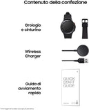 Samsung Galaxy Watch4 Classic, Runde Bluetooth Smartwatch, Wear OS, drehbare Lünette, Fitnessuhr, Fitness-Tracker, 46 mm, Silver (Deutche Version) [EU Version]