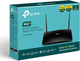 TP-Link Archer MR600 AC1200 LTE Router Dualband 4G + Cat6-Gigabit-WLAN Router (300 Mbit/s im Download, Dualband, 300 Mbit/s 2.4GHz und 867Mbit/s 5GHz + frei konfigurierbarer LAN/WAN-Port) schwarz