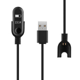 2-Stück Ladekabel Kompatibel mit Xiaomi Mi Band 3, USB Kabel Kompatibel für Xiaomi Mi Band 3 Smartwatch USB Lade - Schwarz