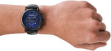 EMPORIO ARMANI Watch for Men, Quarz-Chronographenwerk und 46mm Gehäusegröße mit Edelstahlarmband