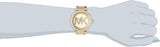 Michael Kors Damenuhr Parker, 33 mm Gehäusegröße, Dreizeigerwerk, Edelstahlarmband