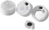 AGPtek LED Kerzen mit Timer, 24er Pack batteriebetriebene flammenlose Teelichter mit Timerfunktion 6 Stunden an und 18 Stunden aus für Hochzeit, Party, Haus Dekoration (flackernd Gelb)