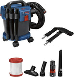 Bosch Professional 18V System Industriestaubsauger Gas 18V-10 L (ohne Akku, 1,6 m Schlauch, 3 Verlängerungsrohre, im Karton)