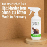 Anti Marderspray 500ml Marderabwehr fürs Auto schnelles und effektives Marderabwehrspray, Marderschreck Auto Spray, zum Fernhalten von Marder