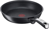 Tefal Unlimited On Bratpfanne | 32 cm | mit kratzfester Titanium Antihaft-Beschichtung | Thermo-Signal | PFOA-frei | geeignet für alle Herdarten, auch für Induktionsherde | schwarz