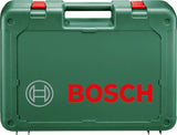 Bosch Bandschleifer PBS 75 AE Set (750 W, Bandgeschwindigkeit 200-350 m/min, Schleiffläche 165x76 mm, im Koffer)