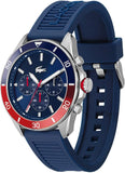 Lacoste Chronograph Quarz Uhr für Herren mit Blaues Silikonarmband - 2011154