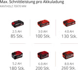 Einhell Akku-Kettensäge GE-LC 18/25-1 Li Kit Power X-Change (18V, OREGON Qualitätsschwert/-kette, Rückschlagschutz, inkl. 3,0 Ah-Akku und Schnellladegerät), Batteriebetrieben