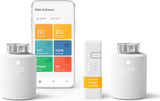 Tado° smartes Heizkörperthermostat – Wifi Starter Kit V3+, inkl. 2 x Thermostat für Heizung – digitale Heizungssteuerung per App – einfache Installation – kompatibel mit Alexa, Siri & Google Assistant