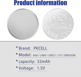 Uhrenbatterie Knopfzellen 371 v371 AG6 LR921 LR69 SR920SW AG6 370 1,5V für Autoschlüssel Fernbedienung, 20 Stück