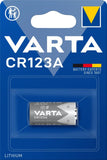 VARTA Batterien CR123A Lithium Rundzelle, 1 Stück, 3V, Spezialbatterien für elektronische Kleingeräte, mit langanhaltender, höchster Leistung