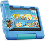 Fire HD 8 Kids-Tablet, 8-Zoll-HD-Display, für Kinder von 3 bis 7 Jahren, 2 Jahre Sorglos-Garantie, kindgerechte Hülle, 32 GB (2022), blau