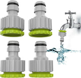 Wasserhahn Adapter, 2 Stück, Universal Wasserhahnanschluss für Mischbatterie, Außengewinde Schlauchadapter, Schnellkupplung Gartenschlauch Anschluss (Wasserhahnanschluss Adapter Außengewinde)