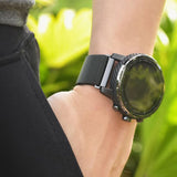 Edelstahl Uhrenarmband Mesh 20mm/22mm Gold/Silber/Schwarz Ersatz Metall Armband Edelstahlarmband mit Magnetverschluss Smartwatch Schnellverschluss Watch Uhren Ersatzband