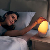 Philips HF3531/01 Wake-Up Light (Sonnenaufgangfunktion, Touchdisplay, 7 Wecktöne, digitales FM Radio, Tageslichtwecker)