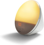 Philips HF3531/01 Wake-Up Light (Sonnenaufgangfunktion, Touchdisplay, 7 Wecktöne, digitales FM Radio, Tageslichtwecker)