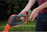 Black+Decker Akku-Rasentrimmer (Powercommand EasyFeed, 18V 4,0Ah, inkl. Akku und Ladegerät, 30 cm Schnittbreite, für größere Flächen) STC1840EPC