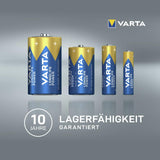 VARTA Batterien AA, 40 Stück, Longlife Power, Alkaline, 1,5V, für Spielzeug, Funkmäuse, Taschenlampen, Made in Germany