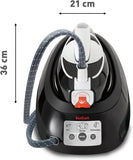 TEFAL ANTI-CALC Leistungsstarke|6,5-Bar Dampfbügelstation|Mit Abnehmbarem Kalk-Kollektor&Geräuschloser Pumpentechnologie|450 g/Min. Dampfstoß|6,5-barPumpendruck|2800W|1.8L|35 x21x24.9cm