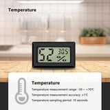 Digital Hygrometer Thermometer Mini LCD Temperatur Luftfeuchtigkeitsmesser für Kühlschrank Innen -50°C~+70°C (3 PCS B)