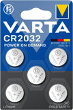 VARTA Batterien Knopfzellen CR2032, 10 Stück, Power on Demand, Lithium, 3V, kindersichere Verpackung, für Smart Home Geräte, Autoschlüssel und weitere Anwendungen [Exklusiv bei Amazon]