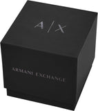 Armani Exchange Watch Herrenuhr, Quarz-Chronographenwerk 44mm Silikonarmband  ÖZENSAAT
