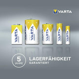 VARTA Batterien AA, 30 Stück, Energy, Alkaline, 1,5V, Verpackung zu 80% recycelt, für einfachen Grundbedarf, Made in Germany