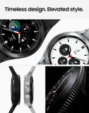 SAMSUNG Galaxy Watch 4 Classic R890 46 mm Smartwatch GPS WiFi (internationales Modell) (Silber)