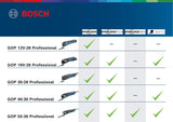 Bosch Professional Multi Tool GOP 40-30 mit Zubehör-Set, 400 Watt, Starlock, L-Boxx, Blau, 16 tlg