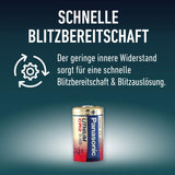 Panasonic 19801142 - CR2 zylindrische Lithium-Batterie für leichte Geräte mit hohem Energiebedarf wie Rauchmelder, Alarmanlage, Stirnplampe, Kameras, 3V, 1er Pack