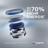 VARTA Batterien Knopfzellen CR2032, 10 Stück, Power on Demand, Lithium, 3V, kindersichere Verpackung, für Smart Home Geräte, Autoschlüssel und weitere Anwendungen [Exklusiv bei Amazon]