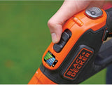 Black+Decker Akku-Rasentrimmer (Powercommand EasyFeed, 18V 4,0Ah, inkl. Akku und Ladegerät, 30 cm Schnittbreite, für größere Flächen) STC1840EPC