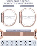 Apple Watch Armband 41mm 40mm 38mm 46mm 45mm 44mm 42mm Damen Herren, Einstellbar Metall Armbänder aus Edelstahl für iWatch Series Se Ultra 10 9 8 7 6 5 4 3 2 1