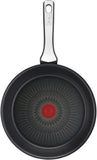 Tefal Unlimited On Bratpfanne | 32 cm | mit kratzfester Titanium Antihaft-Beschichtung | Thermo-Signal | PFOA-frei | geeignet für alle Herdarten, auch für Induktionsherde | schwarz