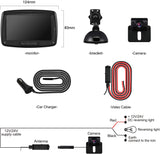 AUTO-VOX TD2 Rückfahrkamera Digital Drahtlos Set mit 4.3" Zoll LCD Monitor, Wireless Einparkhilfe mit IP68 wasserdichte, Gute Nachtsicht