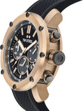 TW Steel Grandeur Tech Herren 48mm Chronograph Quarzuhr mit Silikonarmband