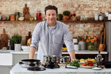 Tefal Ingenio by Jamie Oliver 9-Teiliges Set|L95691|Edelstahl|Titanium Excellence Antihaftversiegelung | Thermo-Spot | abnehmbarer Griff | vielseitig | platzsparend | backofenfest | induktionsgeeignet