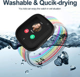 2-Stück Armbänder kompatibel mit Xplora X6 / Anio 6 Armband, Kids Smartwatch Klettverschluss Mädchen Jungen Verstellbare Ersatz Armbänder für X6 Play/X6 Pro/Anio6