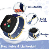 2-Stück Nylon Armbänder kompatibel mit Xplora X6/Anio 6 Armband, Kids Smartwatch Klettverschluss Mädchen Jungen Verstellbare Ersatz Armbänder für X6 Play/X6 Pro/Anio6