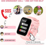 Smartwatch Kinder, 4G Kinder smartwatch, GPS Tracker Kinder, Armbanduhr Kinder Junge,kinderuhr mit Video Phone Call, Schulmodus, SOS-Funktion, Kamera und Schrittzähler