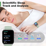 Smartwatch Damen Herren, 1.8" Smartwatch mit Bluetooth Anruf Textfunktion, Alexa, Fitness Tracker mit Pulsuhr/Schlafmonitor, 120+ Sportmodi IP68 Wasserdicht Sportuhr,Schrittzähler Uhr für Android iOS