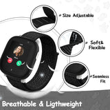 2-Stück Armbänder kompatibel mit Xplora X6 / Anio 6 Armband, Kids Smartwatch Klettverschluss Mädchen Jungen Verstellbare Ersatz Armbänder für X6 Play/X6 Pro/Anio6