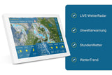 Wetteronline home 3, WetterDisplay mit WetterRadar: neue Generation der WLAN-Wetterstation, Innenraumsensor zur Kontrolle des Raumklimas, Pollenflugvorhersage für Allergiker, UV-Index, UnwetterWarnung