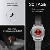 Withings ScanWatch Nova Brilliant - Hybrid Smartwatch Herzgesundheit für M&F - EKG, SPO2, Temperaturüberwachung, Schlaftracking, Atemwegsgesundheit, Zyklustracking, 30 Tage Akkulaufzeit, iOS & Android