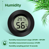 Digital Hygrometer Thermometer Mini LCD Temperatur Luftfeuchtigkeitsmesser für Kühlschrank Innen -50°C~+70°C (3 PCS B)