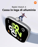 Xiaomi Redmi Watch 4 Smartwatch mit 1.97" AMOLED-Display mit 390 x 450 Pixel und 60Hz, Bis zu 20 Tage Akkulaufzeit, HyperOS, Herzraten- und Blutsauerstoffmessungen - Silber Grau